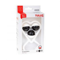 AM Tullo Tullo Grzechotka Czarno biała Serce