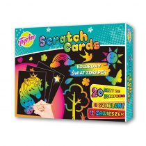 Stnux Zestaw Scratch Cards kolorowy świat zdrapek STN7021 -