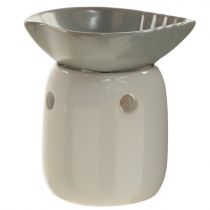 Puckator Kominek ceramiczny Muszla 11,5 x 11 x 9,5 (biały) 941