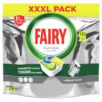 Fairy Kapsułki do zmywarek Platinum All One Lemon 125 szt