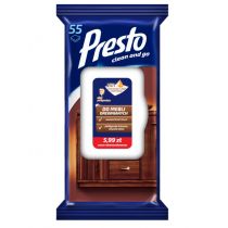 Presto 2W1 Ściereczki + Płyn Do Mebli Drewnianych