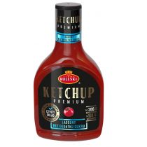 Ketchup Łagodny Premium bez dodatku cukru 425g -