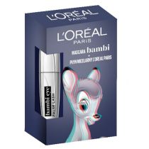 Loreal L'Oreal XMASS- zestaw (Bambi Mascara 1szt + Woda micelarna 400ml)