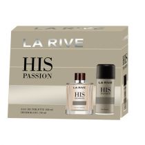 La Rive for Men His Passion Zestaw prezentowy (woda toaletowa 100ml+deo spray 150ml)