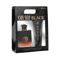 Omerta Oh So! Black For Women zestaw dla kobiet woda perfumowana spray + żel pod prysznic 2 x 100 ml