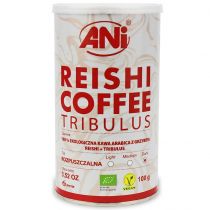 ANI (kawy) KAWA ROZPUSZCZALNA ARABICA Z GRZYBEM REISHI I TRIBULUS BIO 100 g - ANI