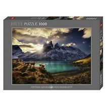 Heye Puzzle 1000 elementów Guanacos