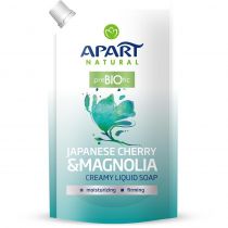 Apart Natural Prebiotic Mydło do rąk w płynie Japanese Cherry & Magnolia zapas 400 ml