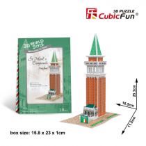 Cubicfun PUZZLE 3D Domki świata Włochy St. Marks Campanile 491984