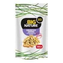 Big Nature Orzechy ziemne prażone niesolone połówki 250 g