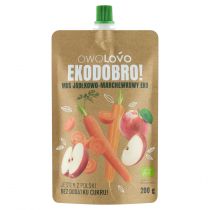 Mus Jabłkowo Marchwiowy BIO 200g - Owolovo