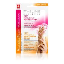 Eveline Hand & Nail Therapy Maska i Peeling do rąk saszetka 2 x 6ml