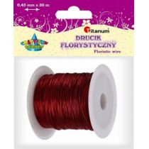 Titanum Drucik florystyczny czerwony 339373