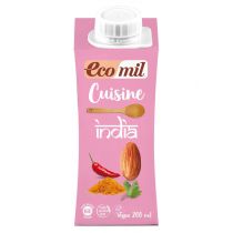 Ecomil Śmietanka migdałowa indyjska BIO 200ml