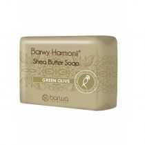 Barwa Shea Butter Soap - GREEN OLIVE - Oliwkowe mydło w kostce BARBGOWKO