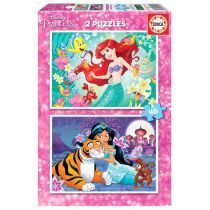 Educa Borras Borras - 2X48 Ariel + puzzle jaśmin (18213) 18213