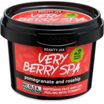 Beauty Jar Beauty Jar VERY BERRY SPA Delikatny peeling do twarzy i ust z witaminą c z ekstraktem z granatu i dzikiej róży 120g