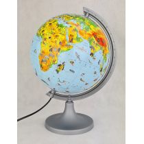 Zachem Globus 250 zoologiczny podświetlany z opisem Multi Globe AR