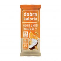 Dobra Kaloria Baton owocowy kokos & nata pomarańczy 35g -