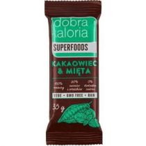 Dobra Kaloria 199Dobra Kaloria Baton z SUPERFOODS Kakaowiec z Miętą 35g - EKPBATKAKMIET