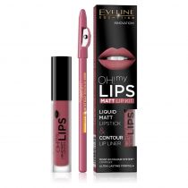 Eveline OH! My Lips Pomadka do ust + Konturówka do ust Cashmere Rose nr 06