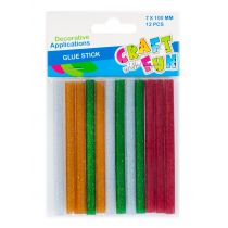 Craft with Fun Wkład klej do pistoletu brokatowy 7 mm 12S CF12/288 CF482