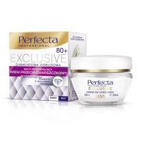 Perfecta Exclusive  Diamentowa Odbudowa Multiregenerujący krem przeciwzmarszczkowy 80+ 50ml