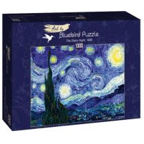 Puzzle 1000 el. Gwiaździsta noc, Vincent van Gogh Bluebird Puzzle