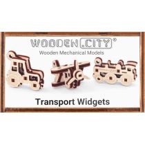 WOODEN-CITY Drewniane puzzle 3D Wooden.City - Gadżety transport #T1