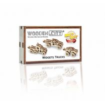 Wooden.City Drewniane puzzle 3D Ciężarówki