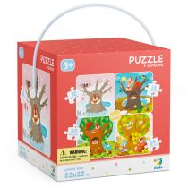 Moje Pierwsze Puzzle 4w1 Pory Roku dla 3 latka