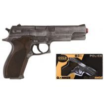 Pistolet policyjny metalowy GONHER 45/1 Pulio