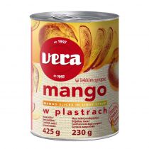 Vera Mango w syropie Vera plastry - 425g