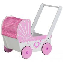EcoToys wózek dla lalek drewniany