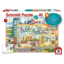 Schmidt Puzzle 40 Szpital dziecięcy + stetoskop G3 -