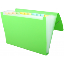 Penmate Teczka z przegródkami A4 PP-104 zielona