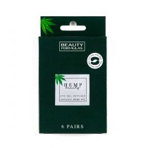 Beauty Formulas Hemp Beauty Eye Gel Patches Żelowe Płatki pod oczy z organicznym olejem konopnym