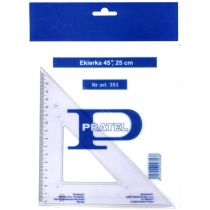 Pratel Ekierka 25cm 45 stopni
