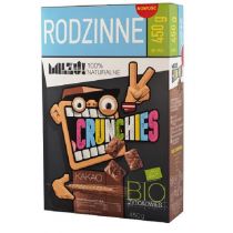 Milzu! Milzu! Crunchies Bio płatki żytnio-owsiane z kakao 450g