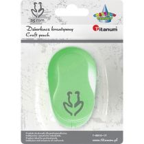 Titanum Dziurkacz z motywem Tulipan obrys 25mm -