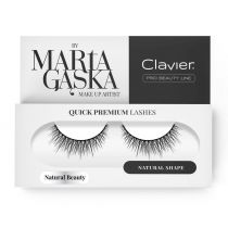 Clavier Clavier Quick Premium Lashes rzęsy na pasku Natural Beauty 827
