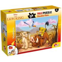 Puzzle dwustronne maxi Król Lew 24