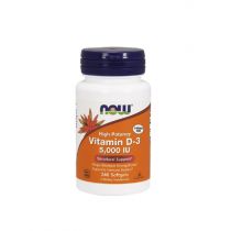 Now Foods NOW High Potency Vitamin D-3 5000 IU 240caps