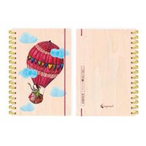 Cozywood Kołonotatnik ozdobny A6 Balon 50 stron linia