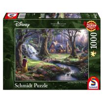 Schmidt Spiele PQ Puzzle 1000 el. THOMAS KINKADE Śpiąca królewna (Disney)