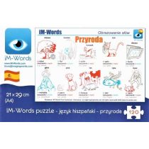 iM-Words iM-Words Puzzle 120 Hiszpański - Przyroda