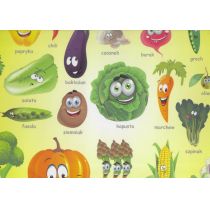 Liwona Podkładka na biurko. Poznaję warzywa LIWONA