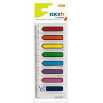 Stickn Zakładki indeksujące 12x45/15 8kol neon 21466 HO1011
