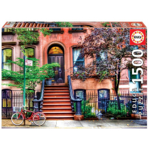 Puzzle 1500 elementów Greenwich Village Nowy Jork