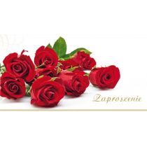 Stamp Zaproszenia Flowers nr 03 opakowanie 10 szt)